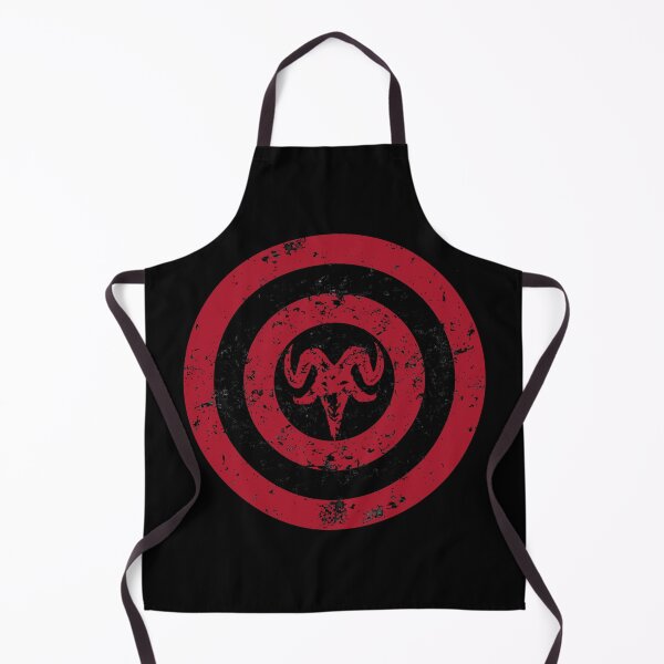 Item preview, Satanic Shield Red Baphomet designed and sold by Hellbilly Designs.