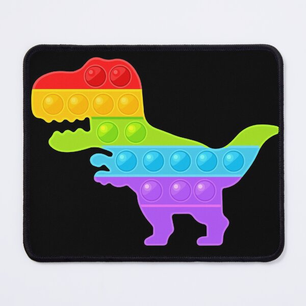 Item preview, Pop It Fidget Art Rainbow Dinosaur Design designed and sold by boopsblunt.