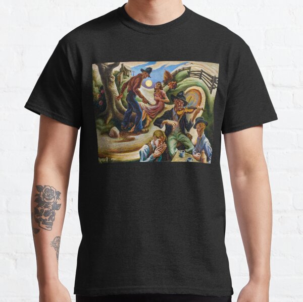 Thomas Hart Benton | The Ballad of the Jealous Lover of Lone Green Valley | Classic T-Shirt