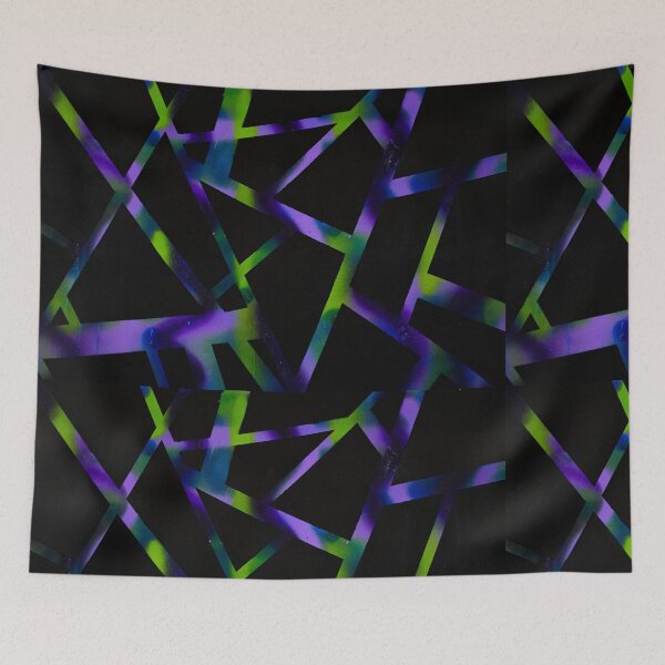 Item preview, Spray Painted Geometric Abstract  designed and sold by maddiamond94.
