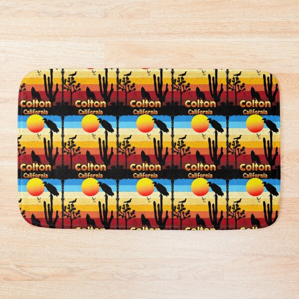 Item preview, Colton California CA Sunset Coyote  Vulture Cactus Desert Californian designed and sold by Cuatrocaminos.