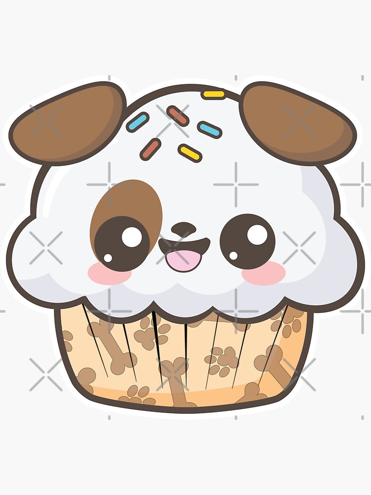 Kawaii cupcake - Kawaii - Sticker