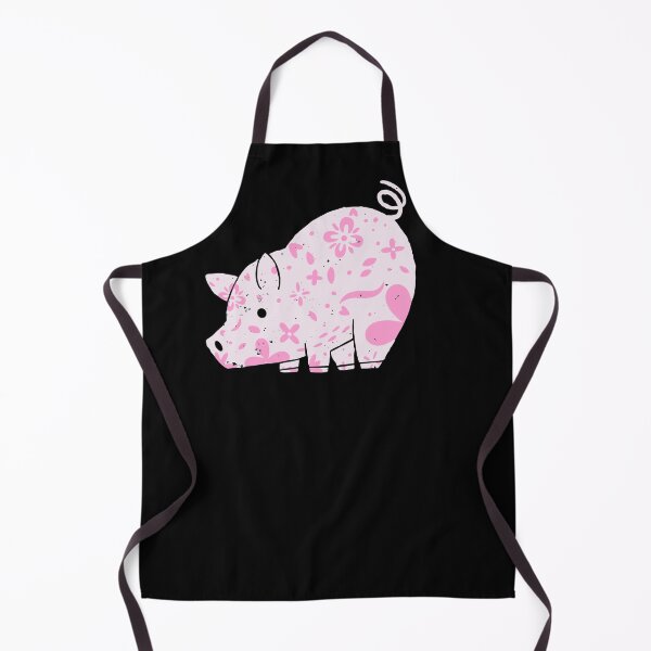 Item preview, Mini Pig Love - Pink Flower Piggy designed and sold by jrobdesignz.