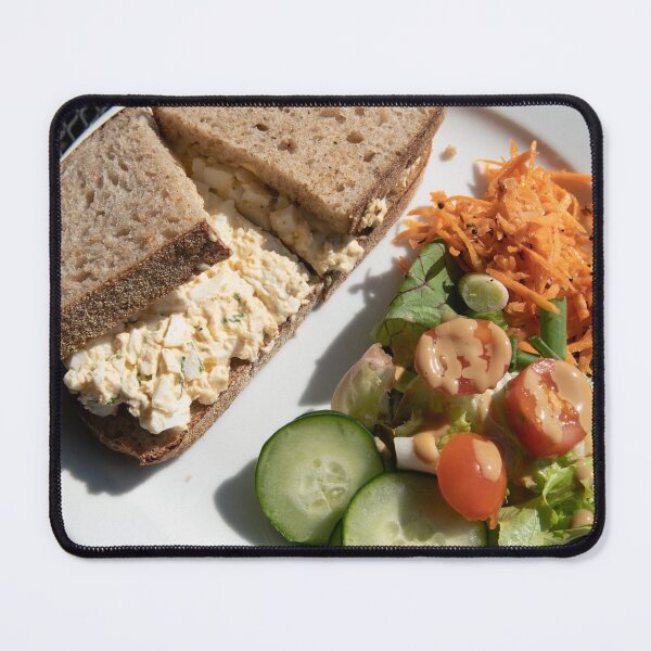 Item preview, Sourdough bread egg sandwich salad with a side salad designed and sold by krisgreenwood.