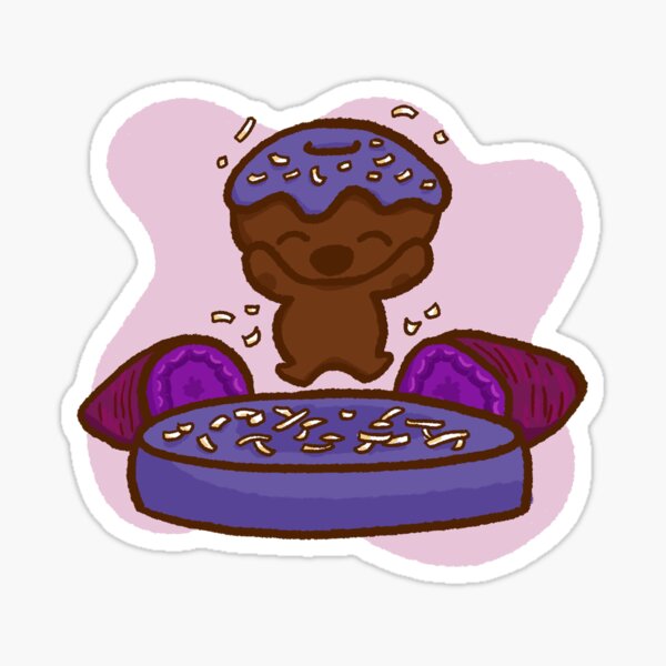 Ube Coconut Sticker