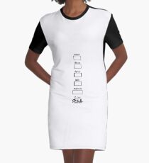 PSL Starbucks Cup Graphic T-Shirt Dress