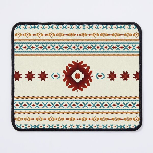 Item preview, Mud Cloth Blue Red designed and sold by Sheila Wenzel Ganny.