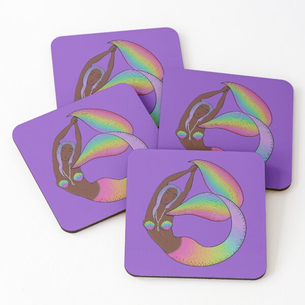 Item preview, Rainbow Full Circle Mermaid  designed and sold by MerbabeDesigns.