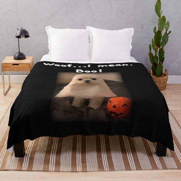 Item preview, Woof...i mean. Boo! funny version of Moo...i mean. Boo, Halloween joke designed and sold by HazardPaay.