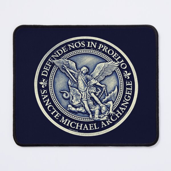 Saint Michael Archangel Medal, St Michael Archangel Mouse Pad