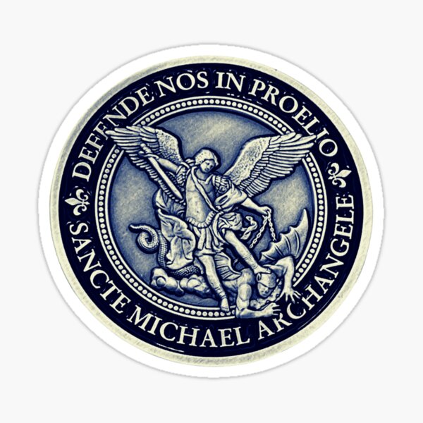 Saint Michael Archangel Medal, St Michael Archangel Sticker