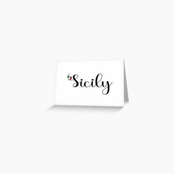 Item preview, Sicily With Italian Heart - I Love Sicily designed and sold by molamode.