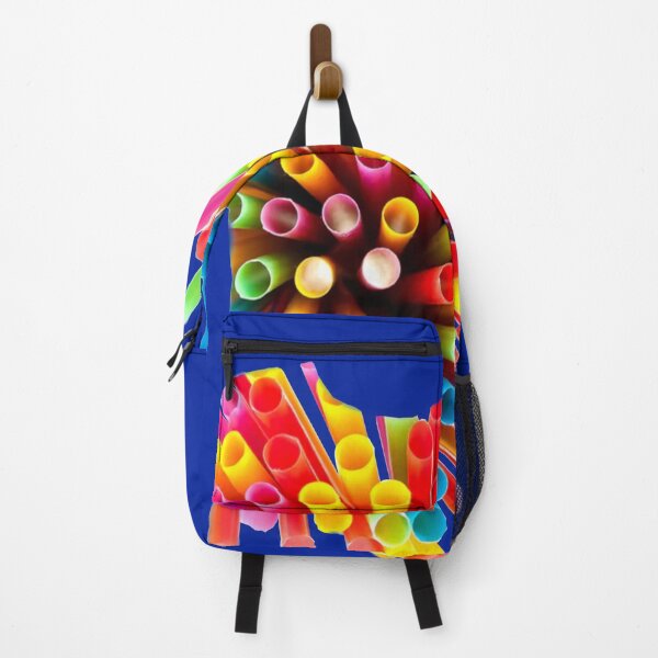 Item preview, BLUE Brightt multiple tubes Rainbow colors designed and sold by Rowena Jones.