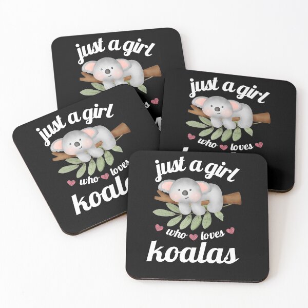 Item preview, Just A Girl Who Loves Koalas designed and sold by RheaRealm.