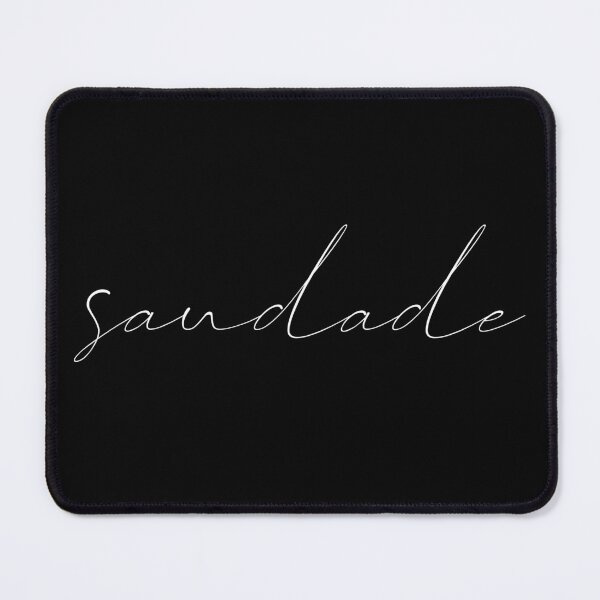 Item preview, Saudade script (white) designed and sold by alexandracpinto.