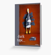 Will Bullas card / duck tape Greeting Card