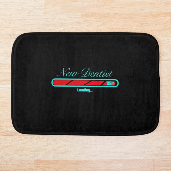 New Dentist 99%(Blue&Red) Bath Mat