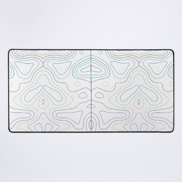 Item preview, abstract colorful topographic map patterns designed and sold by Usoubmaster.