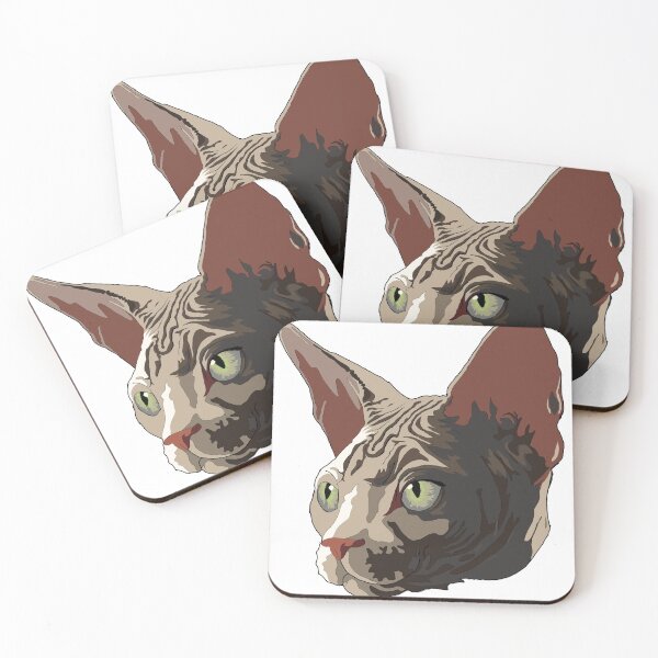 Item preview, Hairless Cat designed and sold by LeahcarsArt.