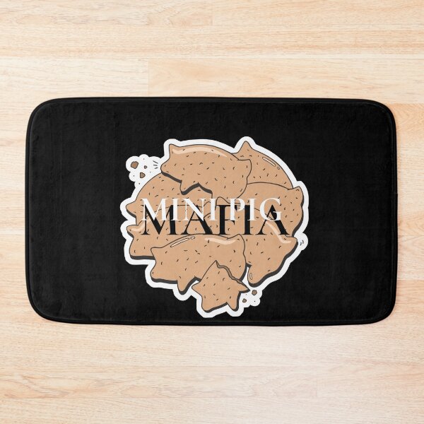 Item preview, Mini Pig Mafia - Pig Shaped Animal Crackers Aka One Tough Cookie designed and sold by jrobdesignz.