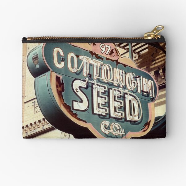 CottonGim Seed Zipper Pouch