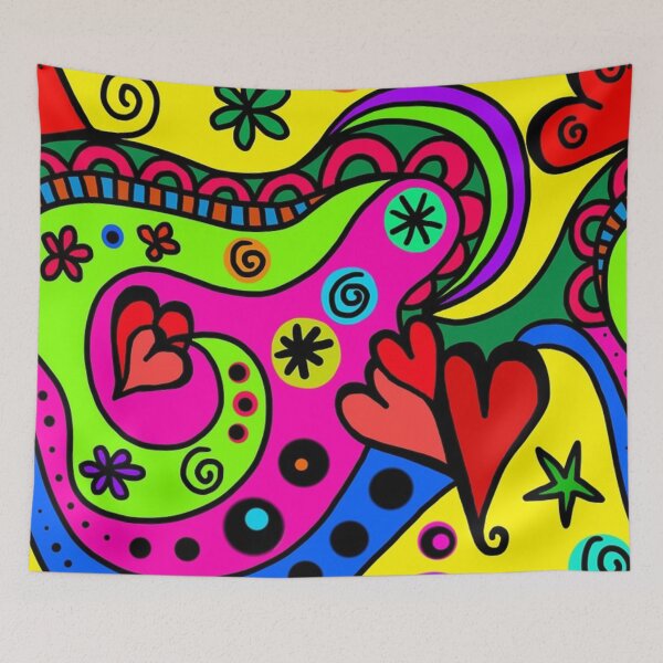 Item preview, Trippy dreamy colorful design designed and sold by NoahDea.