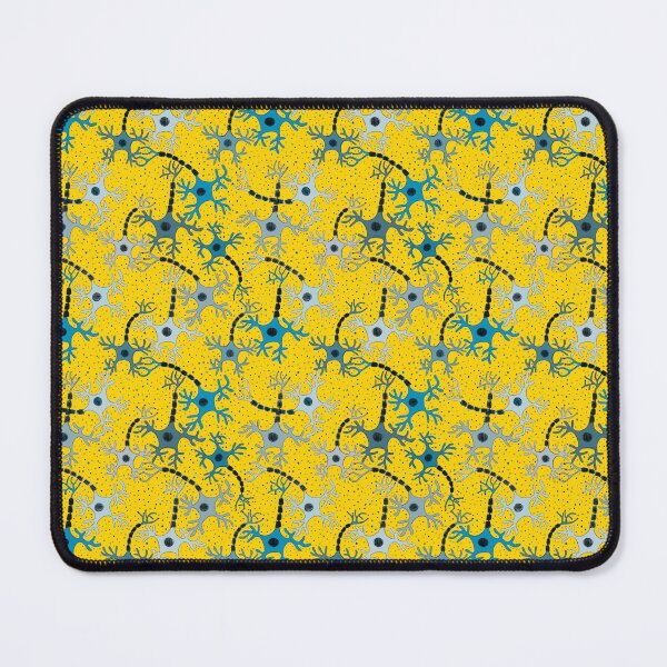 Item preview, Cartoon Neurons on Yellow designed and sold by Hodgepodge Bricolage.