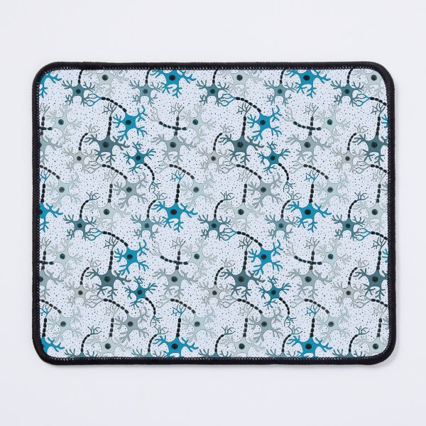 Item preview, Cartoon Neurons on Blue designed and sold by Hodgepodge Bricolage.