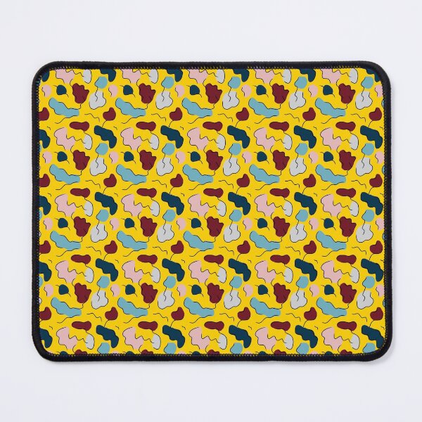 Item preview, Abstract Brain Folds - Color on Yellow designed and sold by Hodgepodge Bricolage.