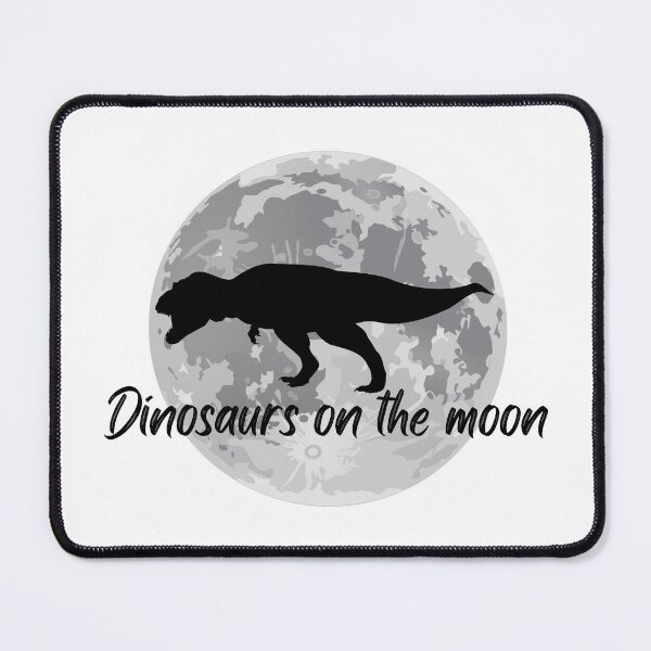 Item preview, Dinosaurs on the moon Graphic design on essential T-shirts designed and sold by JamesScottArt.