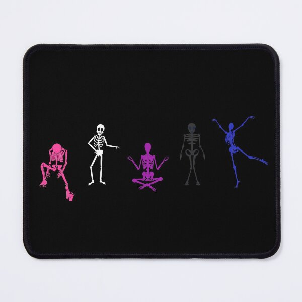 Item preview, Gender Fluid Halloween Skeletons. Genderfluid Pride designed and sold by Subtle Pride Shop.