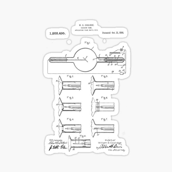Xray tube patent Sticker