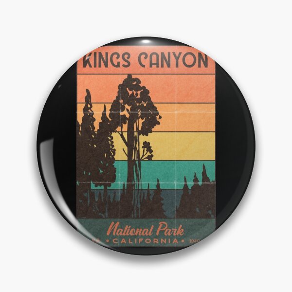 Item preview, Kings Canyon National Park Retro Sunset designed and sold by JordanHolmes.