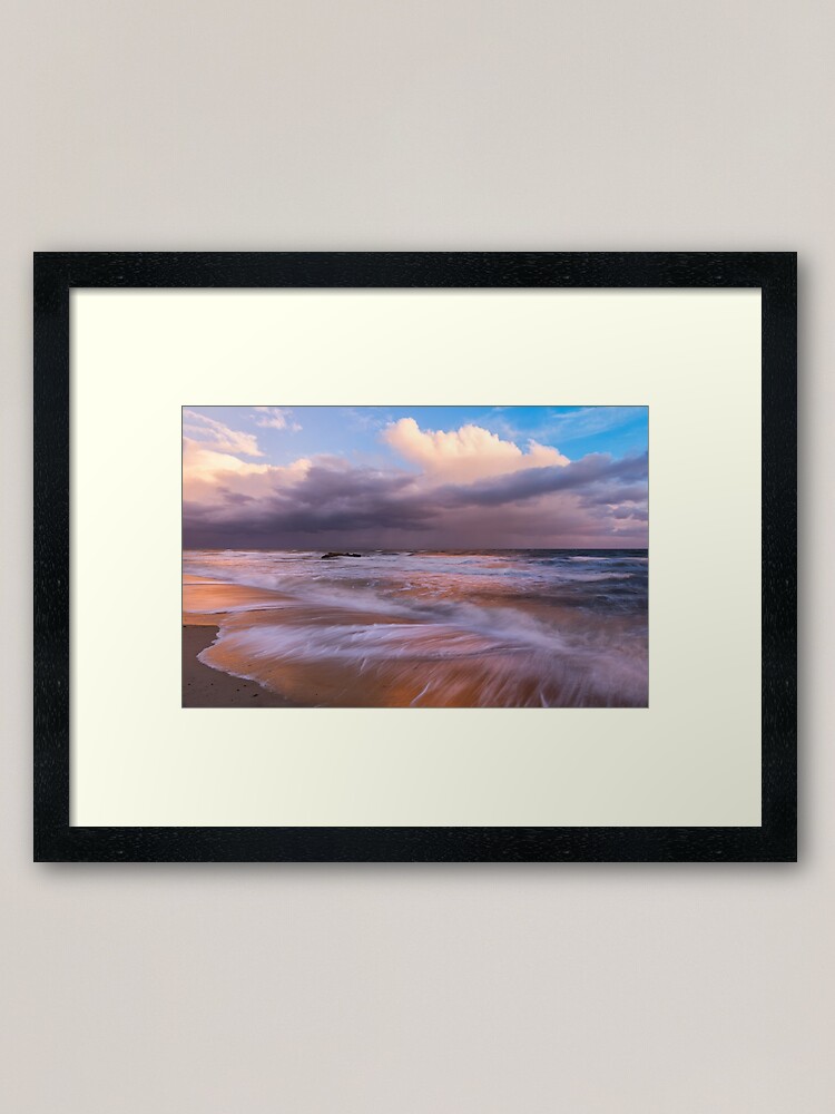 Alternate view of On The Beach Framed Art Print