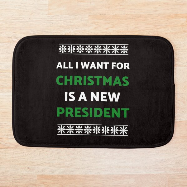 Item preview, All I Want For Christmas Is A New President Funny Holiday Shirt designed and sold by devonnen.