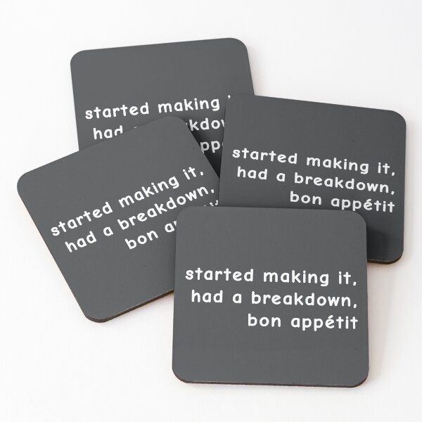 Item preview, Breakdown Comic Sans (white) designed and sold by Crushedvanilla.