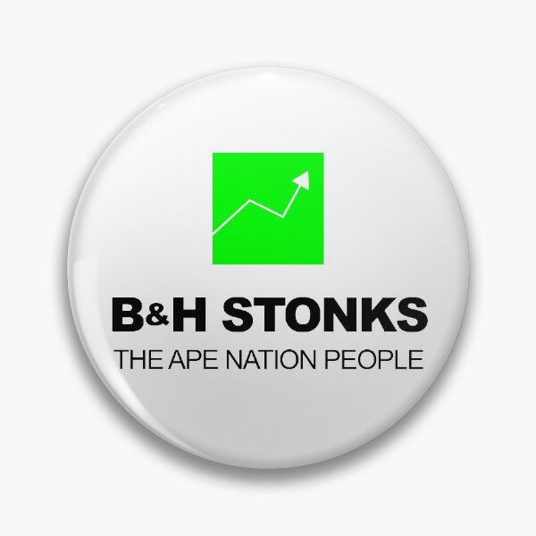 Item preview, B & H STONKS WHITE designed and sold by damoesdesign.