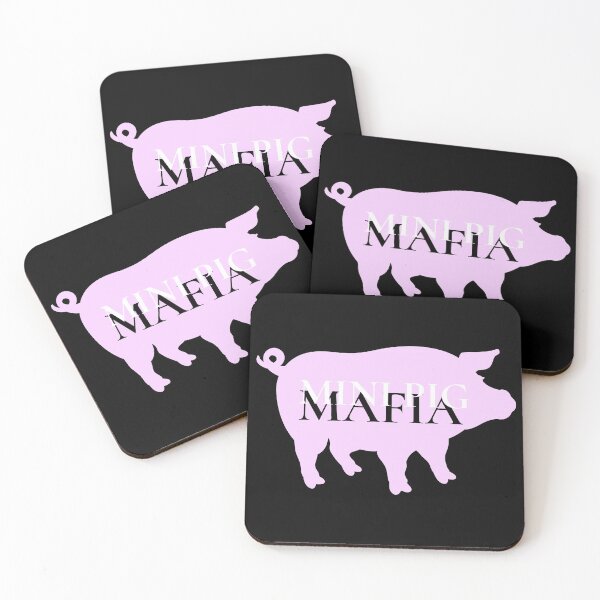 Item preview, Mini Pig Mafia - Pink Piggy Edition designed and sold by jrobdesignz.