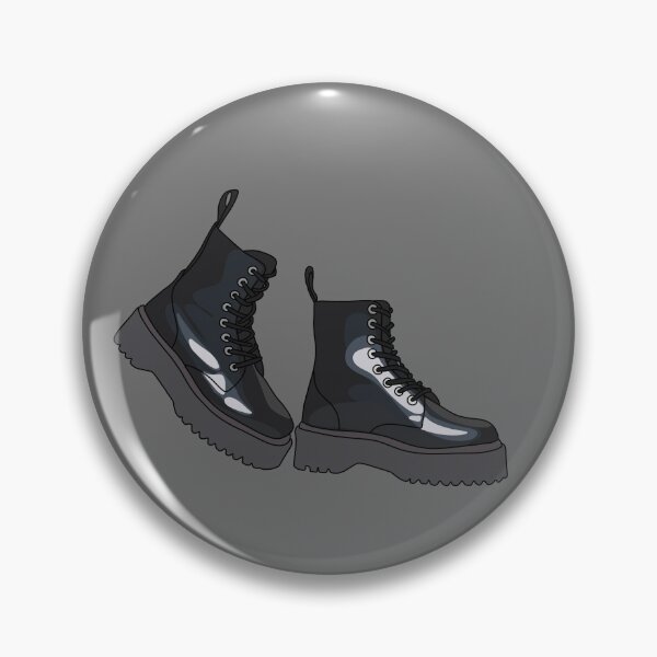 Artikelvorschau, Schwarze Doc Martens Stiefel entworfen und verkauft von jc-stickers.