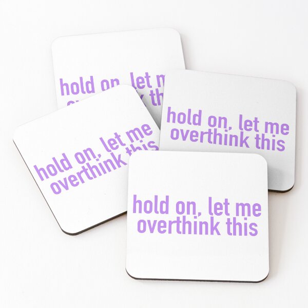 Item preview, hold on, let me overthink this (purple 2) designed and sold by tayput.
