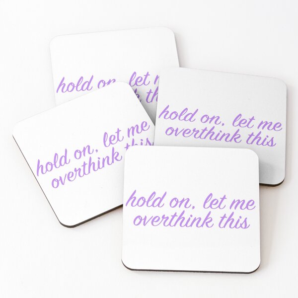Item preview, hold on, let me overthink this (purple 3) designed and sold by tayput.