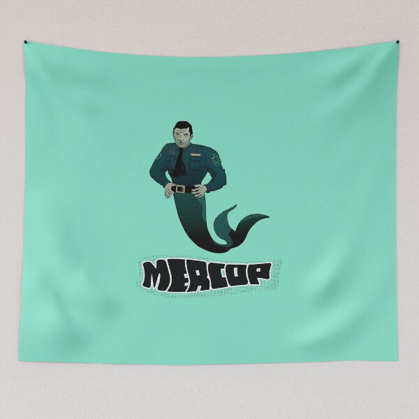 Item preview, Mercop the Mermaid Cop, Police Officer of the Seas designed and sold by kingroy.