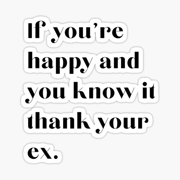 Item preview, Thank Your Ex Graphic designed and sold by shopafterparty.