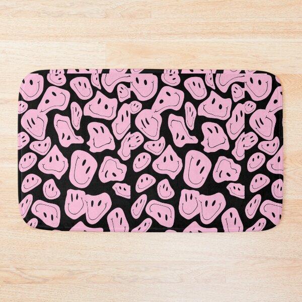 Item preview, Drippy Melting Smiley - Light Pink designed and sold by Art by Amanda.