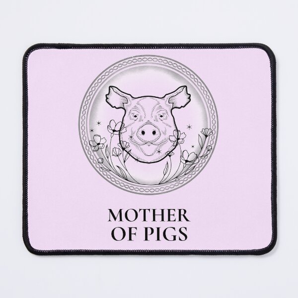 Item preview, Mother Of Pigs - Black Flower Edition designed and sold by jrobdesignz.
