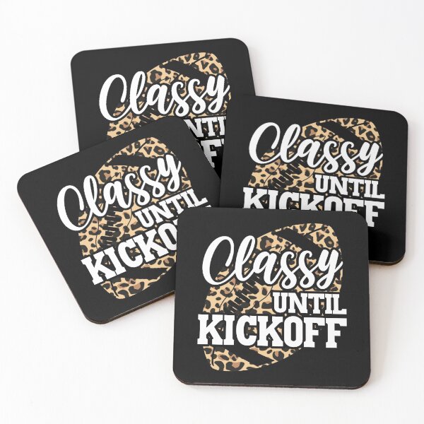 Item preview, Classy Until Kickoff - Leopard Football Mom - Funny Game Day designed and sold by AnyKitty.