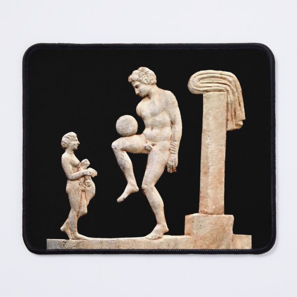 Item preview, Ancient Greek Football/Soccer Player (On Black) designed and sold by DotorEaon.