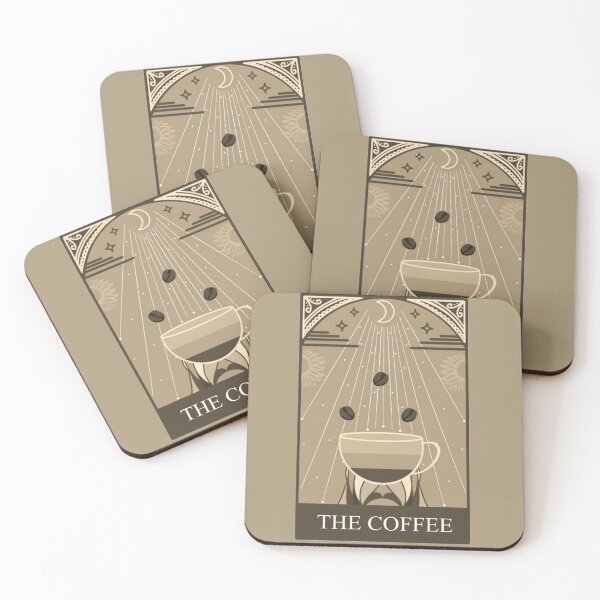 Item preview, Coffee Tarot Card designed and sold by radiantdark.