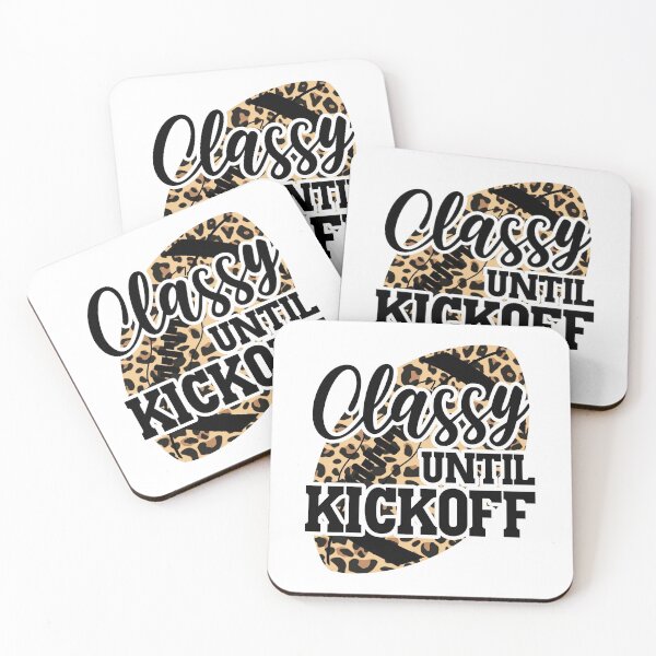 Item preview, Leopard Football Mom - Classy Until Kickoff - Funny Game Day designed and sold by AnyKitty.