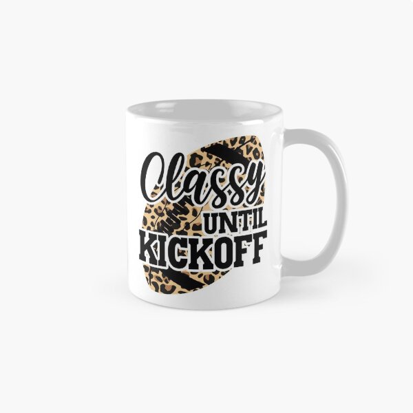Item preview, Leopard Football Mom - Classy Until Kickoff - Funny Game Day designed and sold by AnyKitty.
